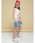Шорты для девочек Голубой(9)