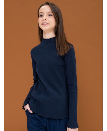 Джемпер для девочек Темно-синий(54)