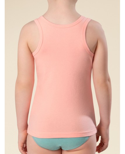 Майка для девочек Персиковый(33)