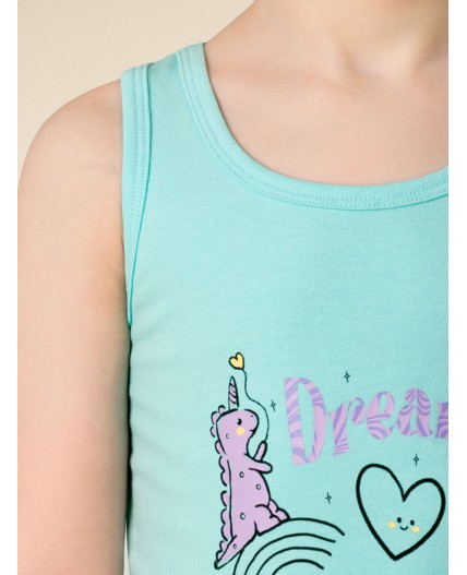 Майка для девочек Лазурный(21)