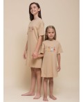 Ночная сорочка для девочек Бежевый(3)