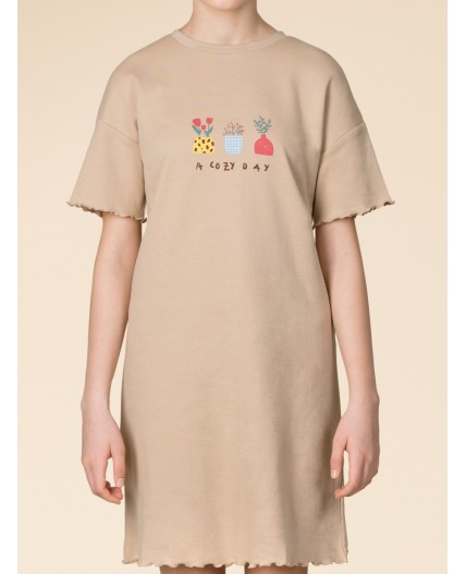 Ночная сорочка для девочек Бежевый(3)