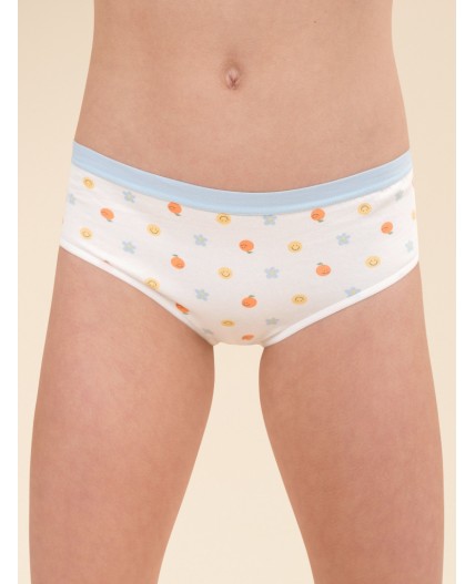 Трусы для девочек Молочный/ментол/молочный(28/27/28)