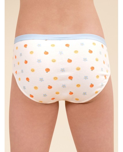 Трусы для девочек Молочный/ментол/молочный(28/27/28)