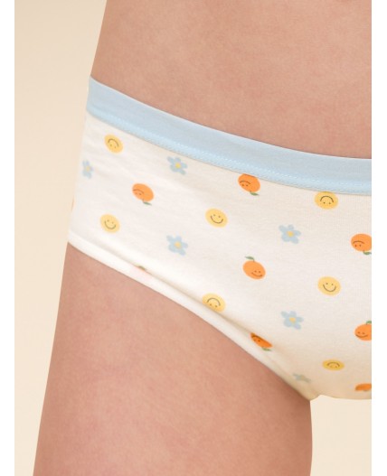 Трусы для девочек Молочный/ментол/молочный(28/27/28)