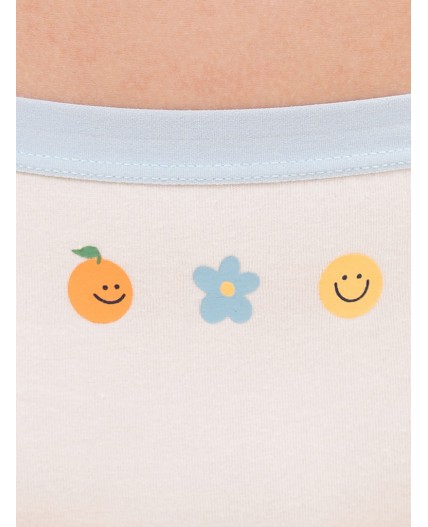 Трусы для девочек Молочный/ментол/молочный(28/27/28)