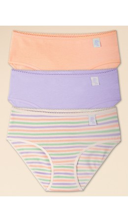 Трусы для девочек Лаванда/персиковый/персиковый(20/33/33)
