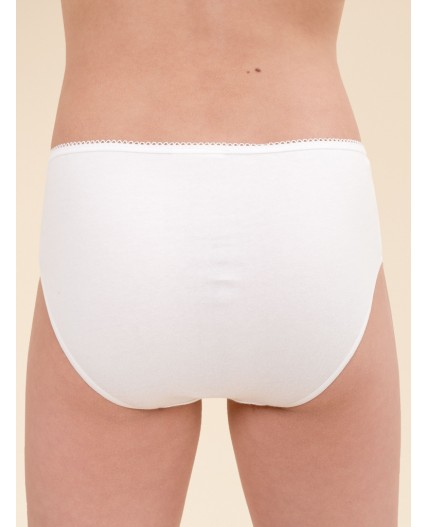 Трусы для девочек Ментол/молочный/молочный(27/28/28)