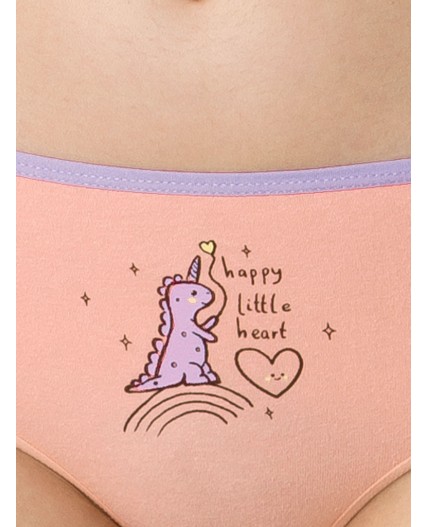 Трусы для девочек Персиковый/лаванда/лазурный(33/20/21)
