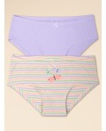 Трусы для девочек Лаванда/персиковый(20/33)