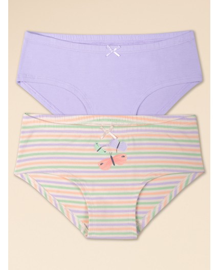Трусы для девочек Лаванда/персиковый(20/33)