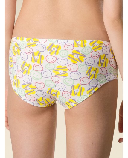 Трусы для девочек Белый/желтый(2/11)