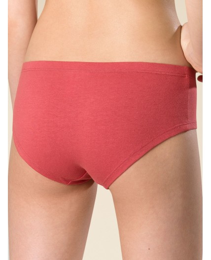 Трусы для девочек Терракотовый/бежевый(44/3)