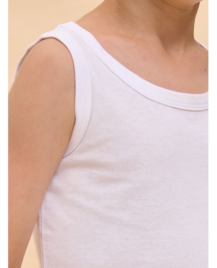 Майка для мальчиков Белый(2)