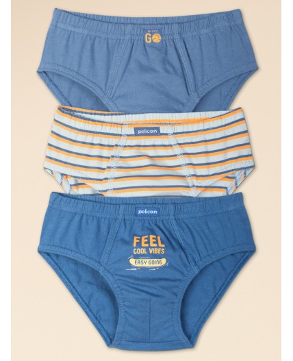 Трусы для мальчиков Джинс/джинс/голубой(10/10/9)
