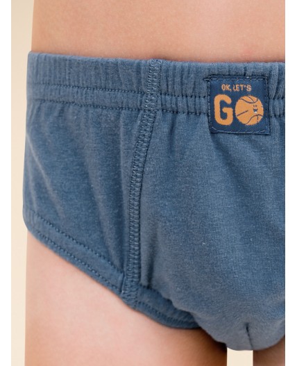 Трусы для мальчиков Джинс/джинс/голубой(10/10/9)