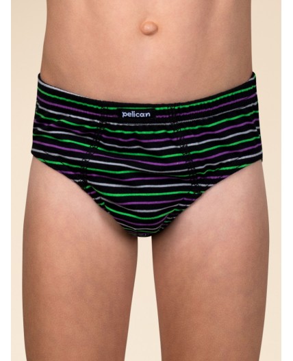 Трусы для мальчиков Черный/серый/черный(49/40/49)