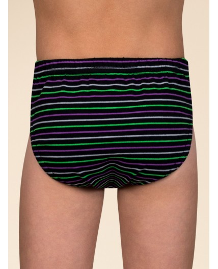 Трусы для мальчиков Черный/серый/черный(49/40/49)