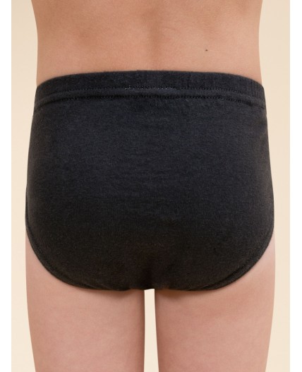 Трусы для мальчиков Черный/серый/черный(49/40/49)