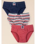 Трусы для мальчиков Бордовый/красный/темно-синий(5/18/54)