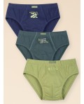 Трусы для мальчиков Темно-синий/хаки/оливковый(54/47/30)