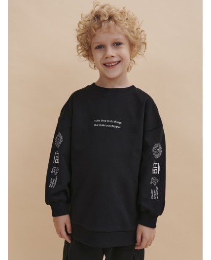 Толстовка для мальчиков Черный(49)
