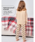 Пижама для девочек Песочный(34)