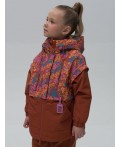 Ветровка для девочек Шоколадный(50)