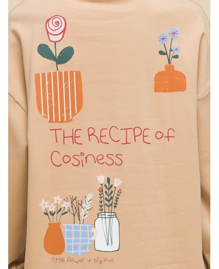 Толстовка для девочек Бежевый(3)