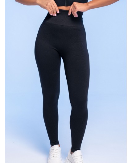 Лосины спортивные женские Черный(49)