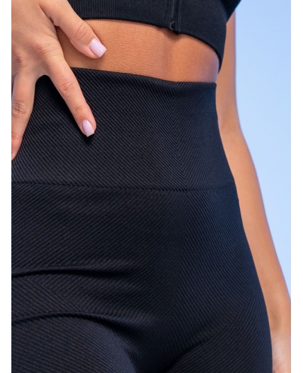 Лосины спортивные женские Черный(49)