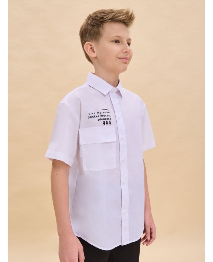 Сорочка верхняя для мальчиков Белый(2)