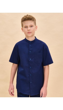 Сорочка верхняя для мальчиков Темно-синий(54)