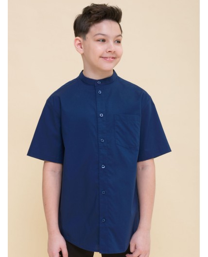Сорочка верхняя для мальчиков Темно-синий(54)