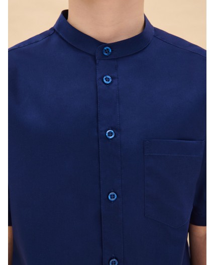 Сорочка верхняя для мальчиков Темно-синий(54)
