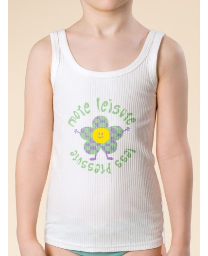 Майка для девочек Белый(2)
