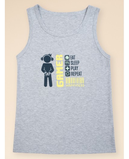 Майка для мальчиков Серый(40)