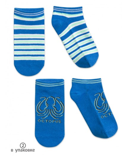 Носки для мальчиков Микс/лазурный(0/21)