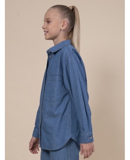 Блузка для девочек Джинс(10)
