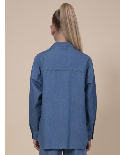 Блузка для девочек Джинс(10)