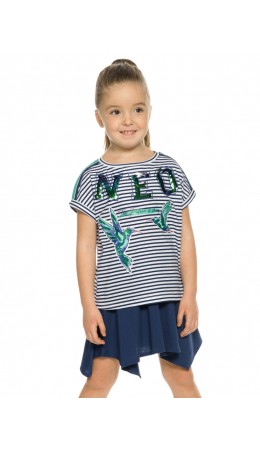 Комплект для девочек Темно-синий(54)