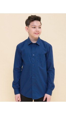 Сорочка верхняя для мальчиков Темно-синий(54)