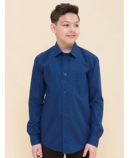 Сорочка верхняя для мальчиков Темно-синий(54)