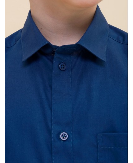 Сорочка верхняя для мальчиков Темно-синий(54)