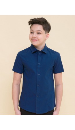 Сорочка верхняя для мальчиков Темно-синий(54)