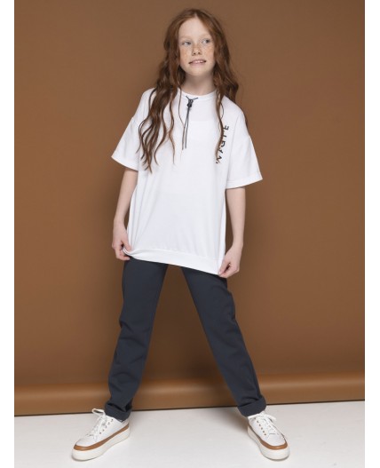 Брюки для девочек Темно-серый(43)