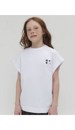 Футболка для девочек Белый(2)