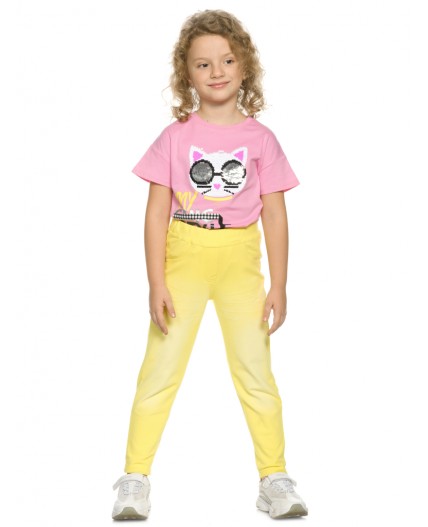 Брюки для девочек Желтый(11)