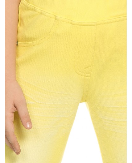 Брюки для девочек Желтый(11)