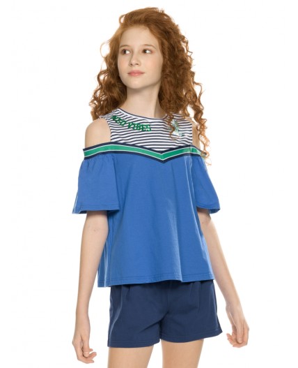 Комплект для девочек Синий(41)